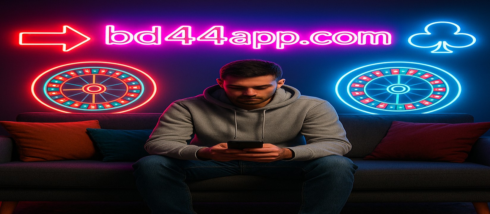 মোবাইলে bd444 অ্যাপ ব্যবহার করছেন এমন একজন ব্যবহারকারীর প্রতীকী চিত্র