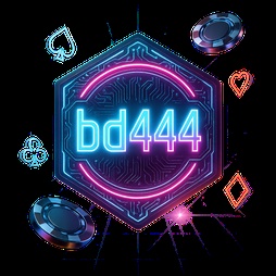 bd444 Brand এর উজ্জ্বল গেমিং ব্যাকগ্রাউন্ডে সোনালি চাবি হাতে আনন্দিত চরিত্র